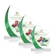 Wadebridge VividPrint™ Award - Green | https://www.bestnamebadges.com