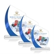 Wadebridge VividPrint™ Award -  Blue | https://www.bestnamebadges.com