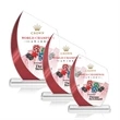 Wadebridge VividPrint™ Award - Red | https://www.bestnamebadges.com