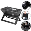 Portable Foldable Notebook Charcoal Grill | https://www.bestnamebadges.com