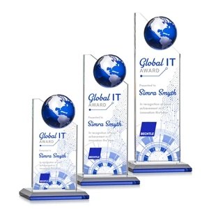 Arden VividPrint™ Award - Blue/Silver | https://www.bestnamebadges.com