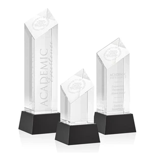 Barone Award on Base - Black | https://www.bestnamebadges.com