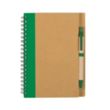 Eco-Inspired Spiral Notebook & Pen | https://www.bestnamebadges.com