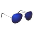 Color Mirrored Aviator Sunglasses | https://www.bestnamebadges.com
