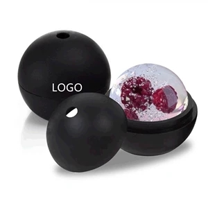 Round Sphere Whiskey Ice Ball Maker 2.5 Inch | https://www.bestnamebadges.com