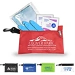 Hydra Protective Face & Gloves First Aid Kit in Zipper Pouch | https://www.bestnamebadges.com