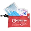 Hydra Protective Face & Gloves First Aid Kit in Zipper Pouch | https://www.bestnamebadges.com
