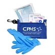 Hydra Protective Face & Gloves First Aid Kit in Zipper Pouch | https://www.bestnamebadges.com