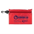 Hydra Protective Face & Gloves First Aid Kit in Zipper Pouch | https://www.bestnamebadges.com