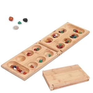 Wood Folding Mancala Board Game