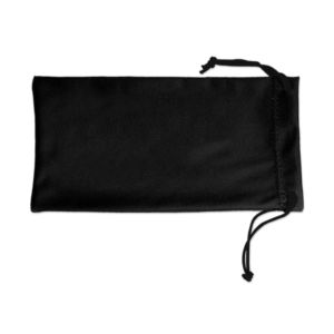 Microfiber Pouch w/ 1-color imprint (Black or White)