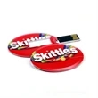 Round Card USB Flash Drive | https://www.bestnamebadges.com