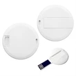 Round Card USB Flash Drive | https://www.bestnamebadges.com