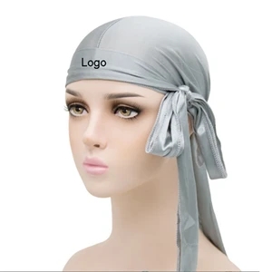 Satin Headwraps Cap Durag Pirate Beanie