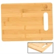 Large Bamboo Cutting Board w/ Handle | https://www.bestnamebadges.com