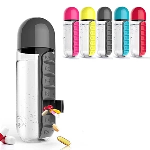 Pill Box Water Bottle