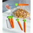 Lovely Carrot Shape Chip Clips For Food Packages | https://www.bestnamebadges.com