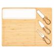Solara Bamboo Cheese Board & Tray Knife Set | https://www.bestnamebadges.com