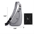 Crossbody Sling Backpack | https://www.bestnamebadges.com