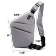 Crossbody Sling Backpack | https://www.bestnamebadges.com