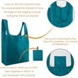 Foldable Reusable Shopping Bags | https://www.bestnamebadges.com