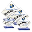 Ferrand VividPrint™ Award - Blue/Gold | https://www.bestnamebadges.com