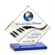 Ferrand VividPrint™ Award - Blue/Gold | https://www.bestnamebadges.com