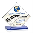Ferrand VividPrint™ Award - Blue/Gold | https://www.bestnamebadges.com