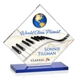 Ferrand VividPrint™ Award - Blue/Gold | https://www.bestnamebadges.com