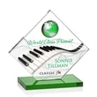 Ferrand VividPrint™ Award - Green/Silver | https://www.bestnamebadges.com