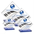 Ferrand VividPrint™ Award - Blue/Silver | https://www.bestnamebadges.com