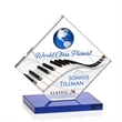 Ferrand VividPrint™ Award - Blue/Silver | https://www.bestnamebadges.com