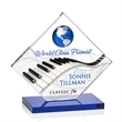 Ferrand VividPrint™ Award - Blue/Silver | https://www.bestnamebadges.com