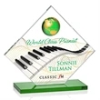 Ferrand VividPrint™ Award - Green/Gold | https://www.bestnamebadges.com