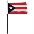 Popular 4" x 6" Puerto Rico - PuertoRican Flag | https://www.bestnamebadges.com
