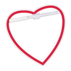 Memo Board Heart w/ Mag | https://www.bestnamebadges.com