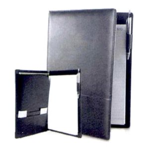 Stitched Leather Portfolios | https://www.bestnamebadges.com