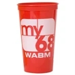 Smooth stadium cup - 32 oz | https://www.bestnamebadges.com