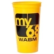 Smooth stadium cup - 32 oz | https://www.bestnamebadges.com