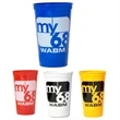 Smooth stadium cup - 32 oz | https://www.bestnamebadges.com