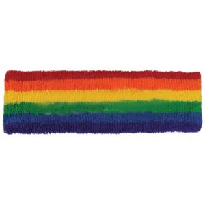 USA Made Rainbow Pride Headband w/ Transfer or Applique