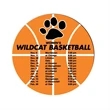 Schedule Basketball Magnet | https://www.bestnamebadges.com