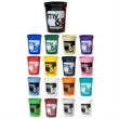 Smooth stadium cup - 16 oz | https://www.bestnamebadges.com