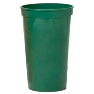 22 oz Fluted Screen Printed Stadium Cup