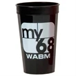 Smooth stadium cup - 32 oz | https://www.bestnamebadges.com