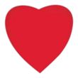 Large Heart Magnet | https://www.bestnamebadges.com
