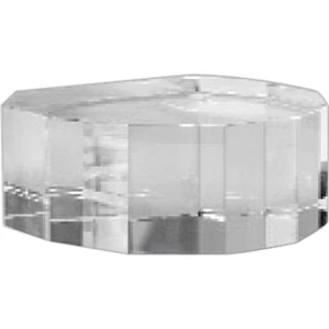 Optically Perfect 3/4 Circle Base | https://www.bestnamebadges.com
