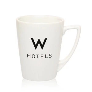 10 oz Latte Vitrified Porcelain Mug | https://www.bestnamebadges.com