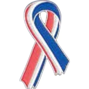 Red, White, and Blue Ribbon Pin