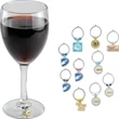 Wine Glass Charms | https://www.bestnamebadges.com